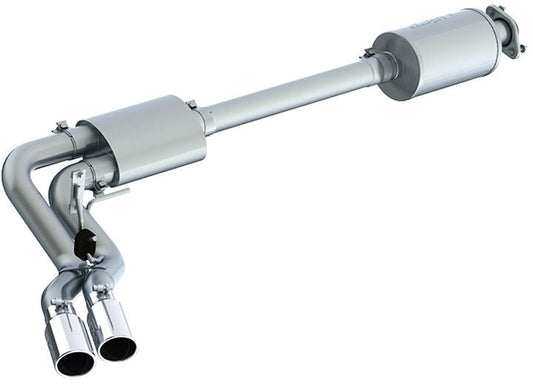 3-Inch T409 Cat Back Exhaust System for 15-C F150 (No Standard Cab Short Box) with Pre-Axle Dual Outlets - Street Version