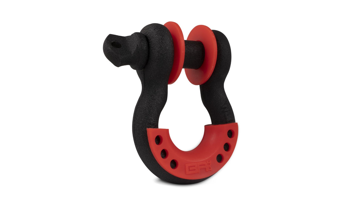 Body Armor 4x4 - 3/4" Black D - Ring With Isolators, Single