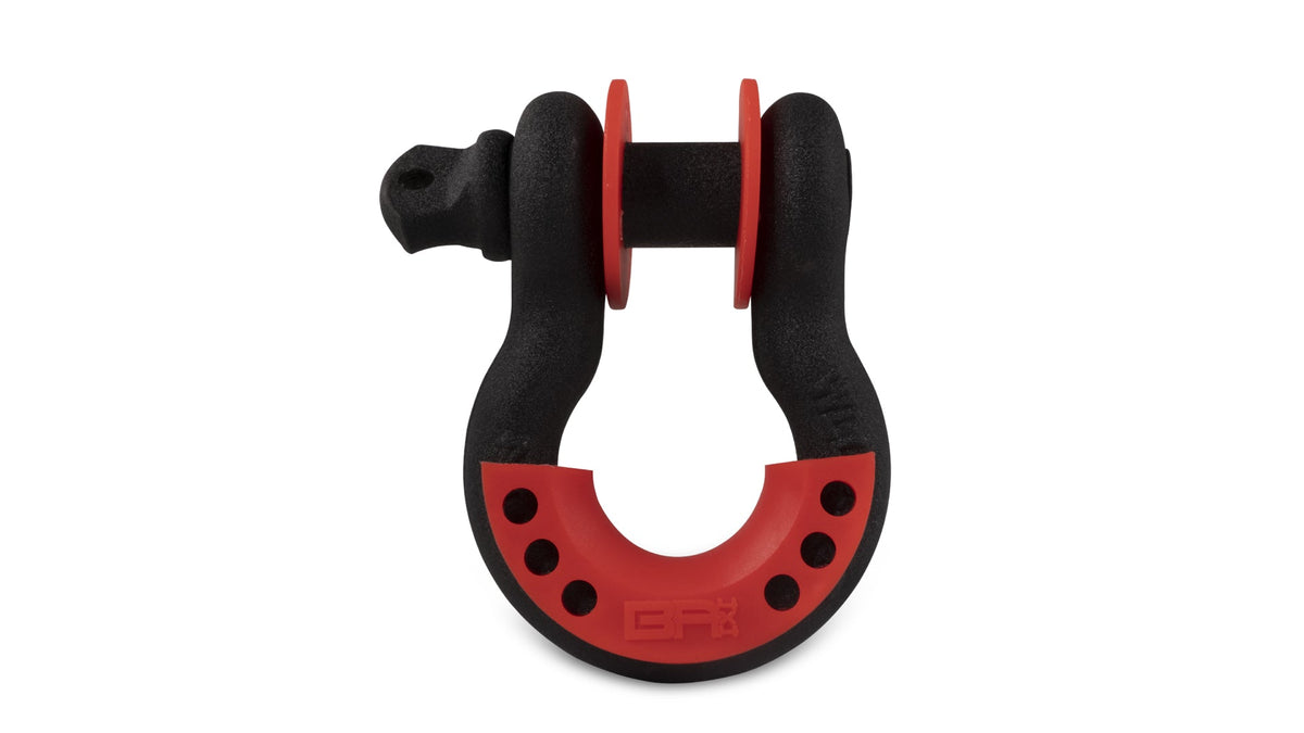 Body Armor 4x4 - 3/4" Black D - Ring With Isolators, Single