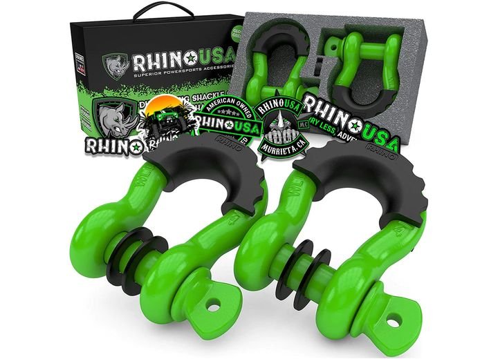 Heavy-Duty 3/4IN D-Ring Shackle Kit for Towing and Rigging