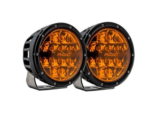 Amber Pro 360-Series 6 Inch Spot Lights Pair for Ultimate Road Safety and Visibility