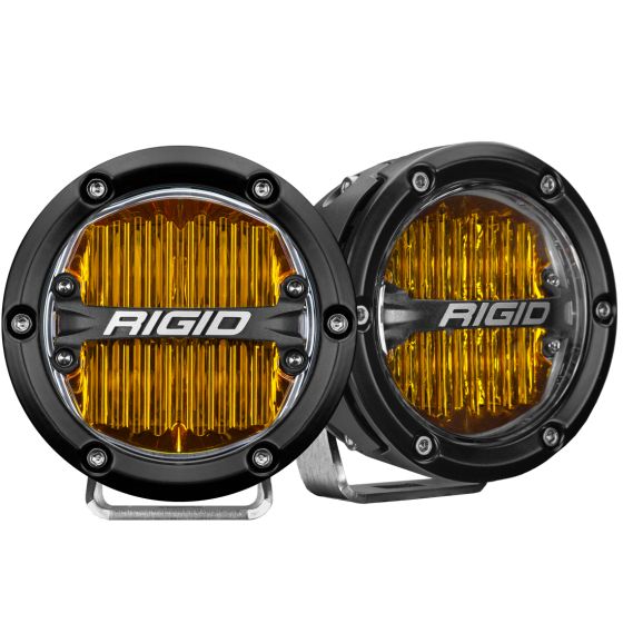 RIGID 36121 360-Series PRO SAE Fog Yellow Pair - view 3