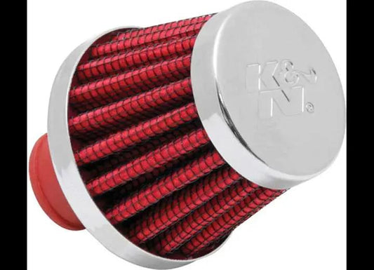K&N Filters - 3/8" - 1/2"ID FLG X 2"OD B X 1.5"T X 1 - 3/4"H, CR VENT AIR FILTER