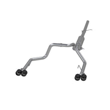 MBRP Exhaust -3in. Cat-Back. 2.5in. Dual Split Rear. T304. Quad CF Tips