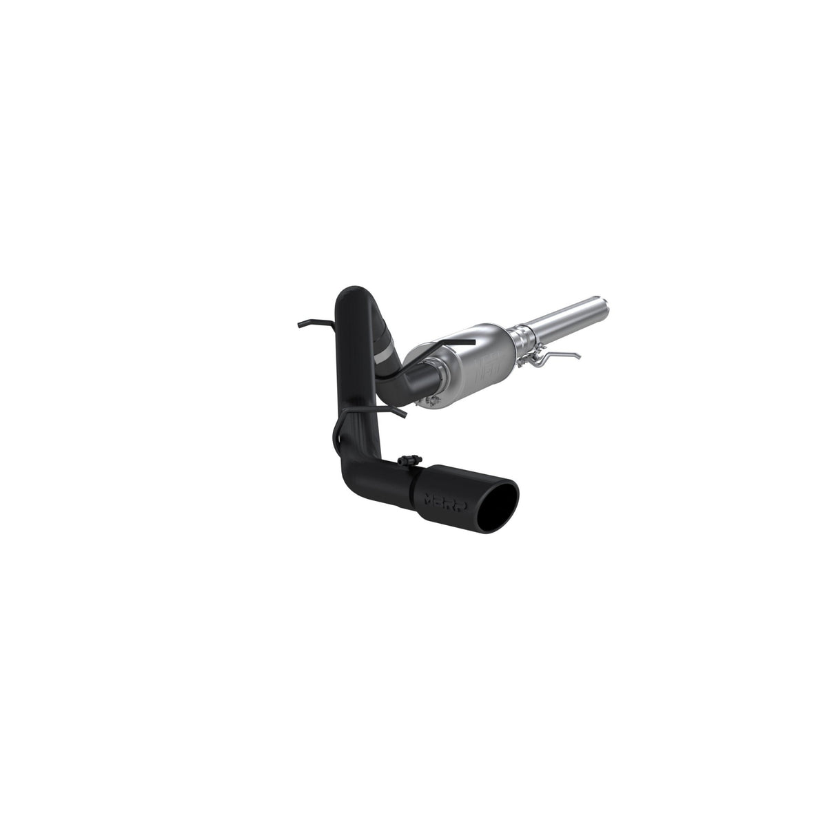 MBRP Exhaust -3in. Cat-Back. Single Side Exit. Black Coated. Aluminized Steel.