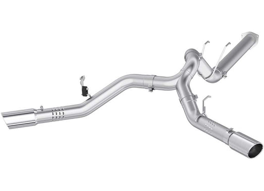 MBRP, Inc. - 4 - Inch T409 Filter Back Exhaust System with Cool Duals for 17 - C Ford F - Series 6.7L