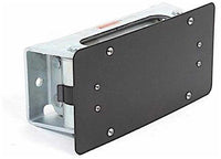4-WAY ROLLER FAIRLEAD MOUNTED LICENSE PLATE BRACKET