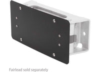 4-WAY ROLLER FAIRLEAD MOUNTED LICENSE PLATE BRACKET