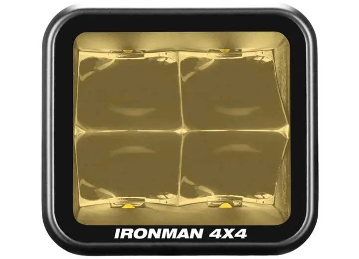 Ironman 4x4 - 40W Amber Spot Beam LED Cube Light Kit - 3.2 Inches