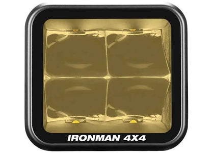 Ironman 4x4 - 40W Amber Spot Beam LED Cube Light Kit - 3.2 Inches