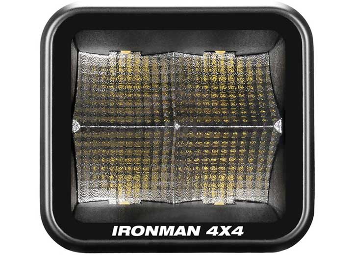 Ironman 4x4 - 40W Clear Flood Beam LED Cube Light Kit - 3.2 Inch