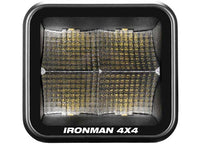 Ironman 4x4 - 40W Clear Flood Beam LED Cube Light Kit - 3.2 Inch