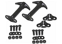 Smittybilt Hood Catch Kit - Black, 1941-1995 Jeep CJ &amp; Wrangler YJ