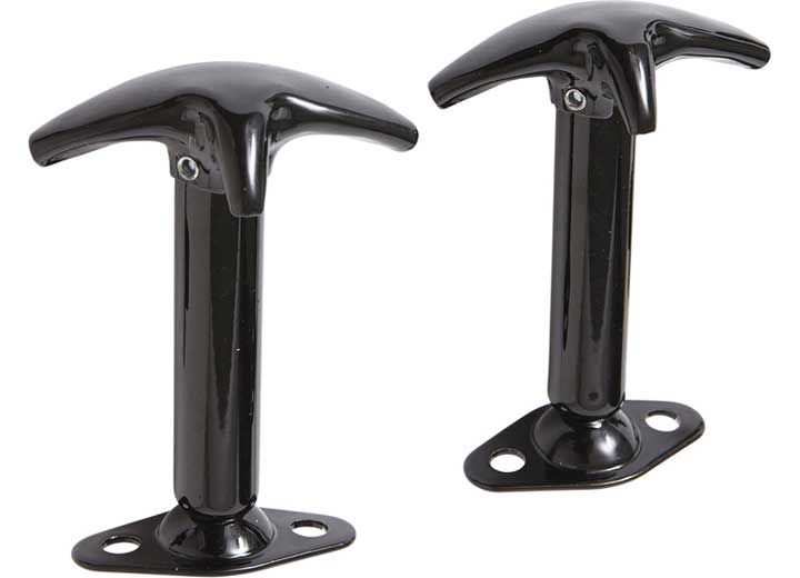 Smittybilt Hood Catch Kit - Black, 1941-1995 Jeep CJ &amp; Wrangler YJ