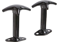 Smittybilt Hood Catch Kit - Black, 1941-1995 Jeep CJ &amp; Wrangler YJ
