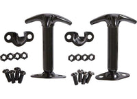 Smittybilt Hood Catch Kit - Black, 1941-1995 Jeep CJ &amp; Wrangler YJ