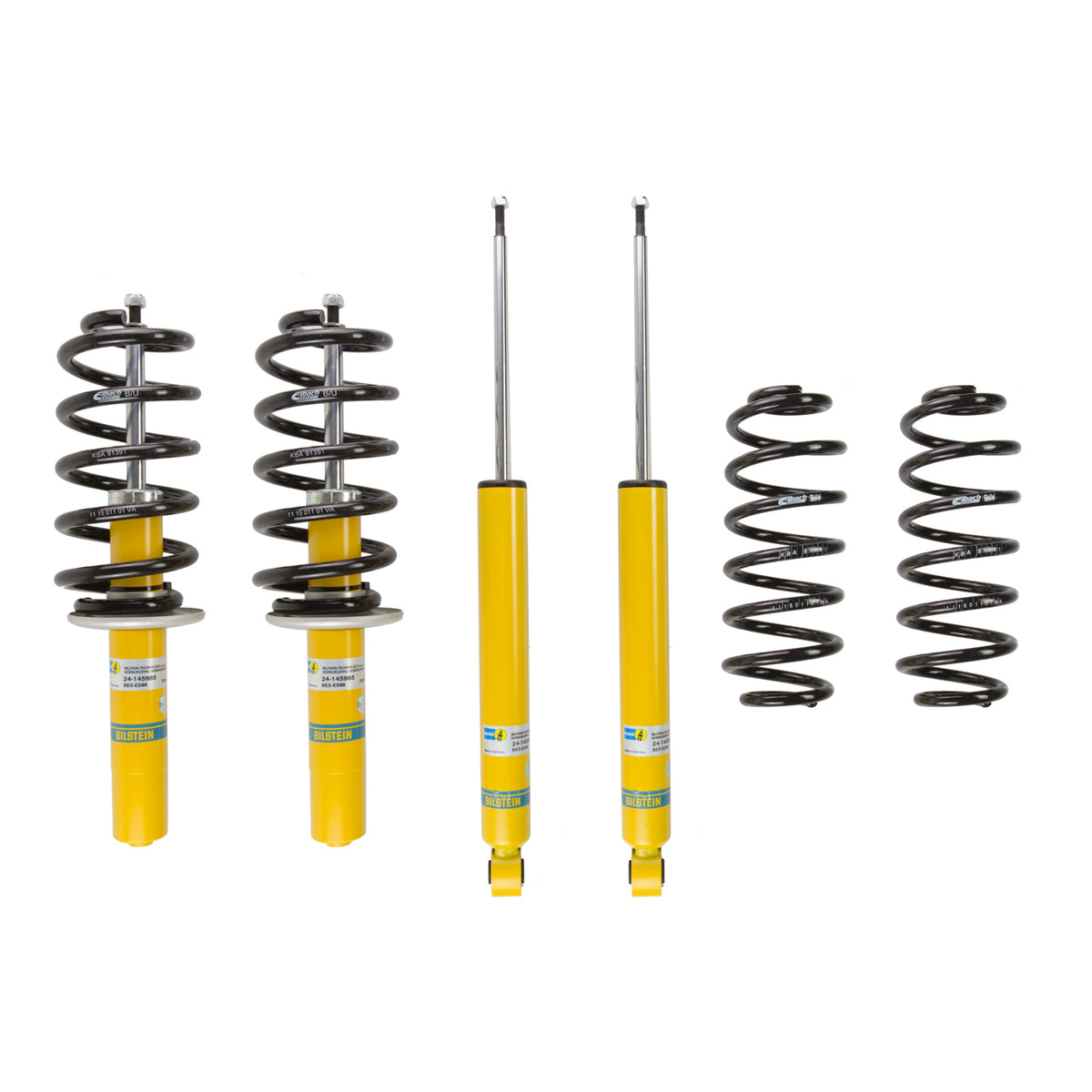 Bilstein B12 Pro-Kit Front and Rear Kit 46-183323 for 2009-2016 Audi A4 / 2009-2016 Audi A4 Quattro - view 1