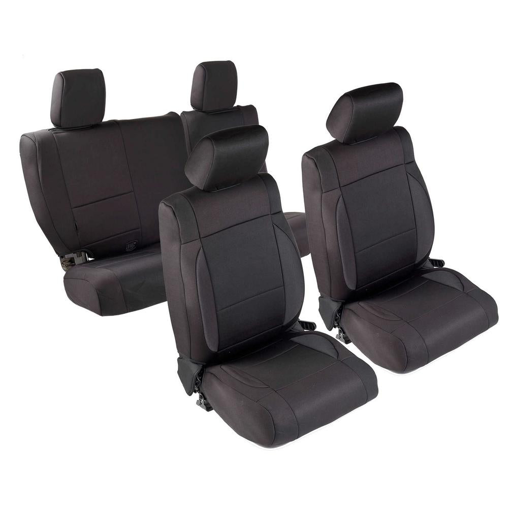 Smittybilt 471701 Neoprene Seat Cover Set Front/Rear Black (08-12 JKU) - view 2