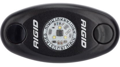 RIGID 480043 A-Series LED Light, Low Power, Red, Black Housing, Single