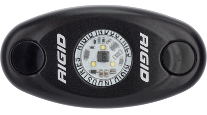 RIGID 480043 A-Series LED Light, Low Power, Red, Black Housing, Single - view 2