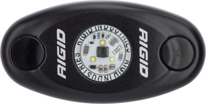 RIGID 480113 A-Series LED Light, High Power, Blue, Black Housing, Single - view 2