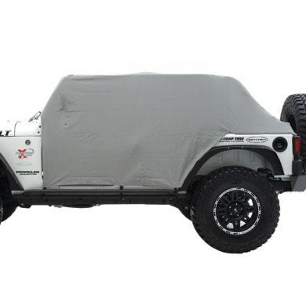 Smittybilt 1060 Cab Cover w/ Door Flaps Gray (87-91 YJ) - view 2