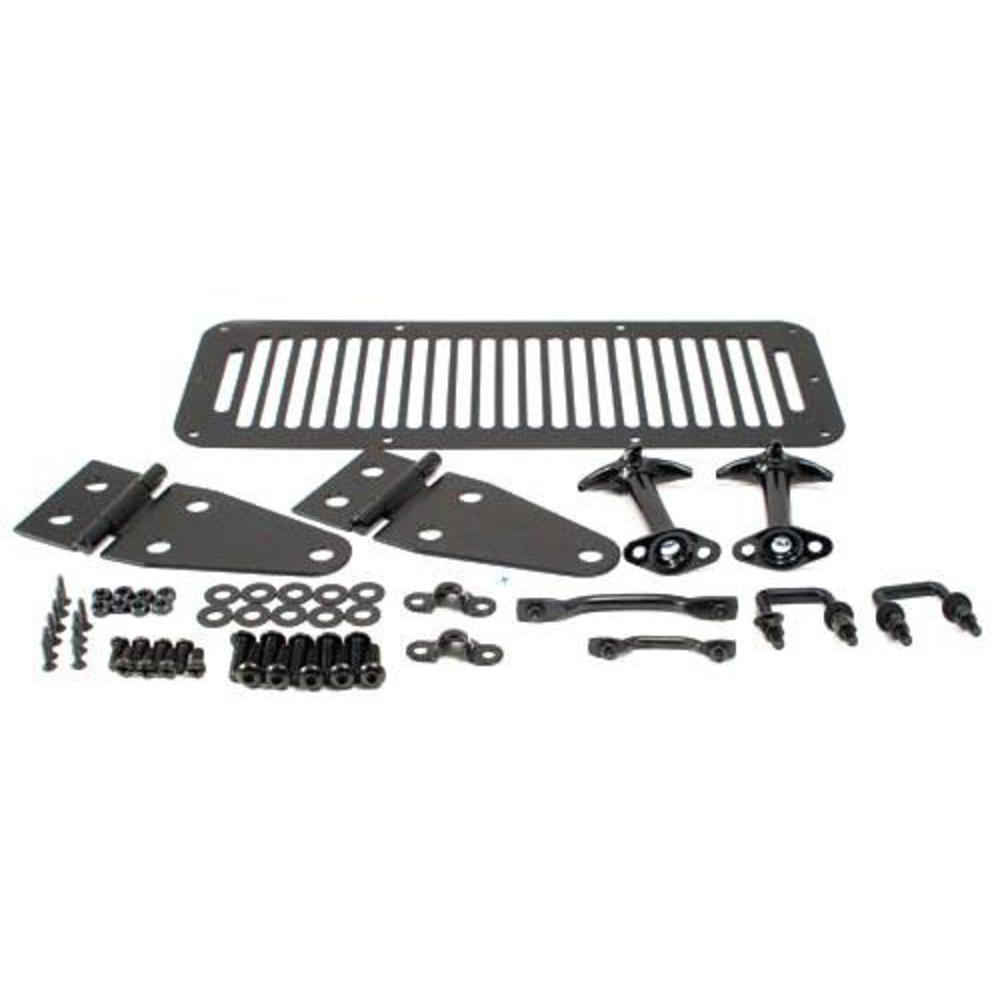 Smittybilt 7699 Complete Hood Kit Black (76-95 CJ/YJ) - view 2