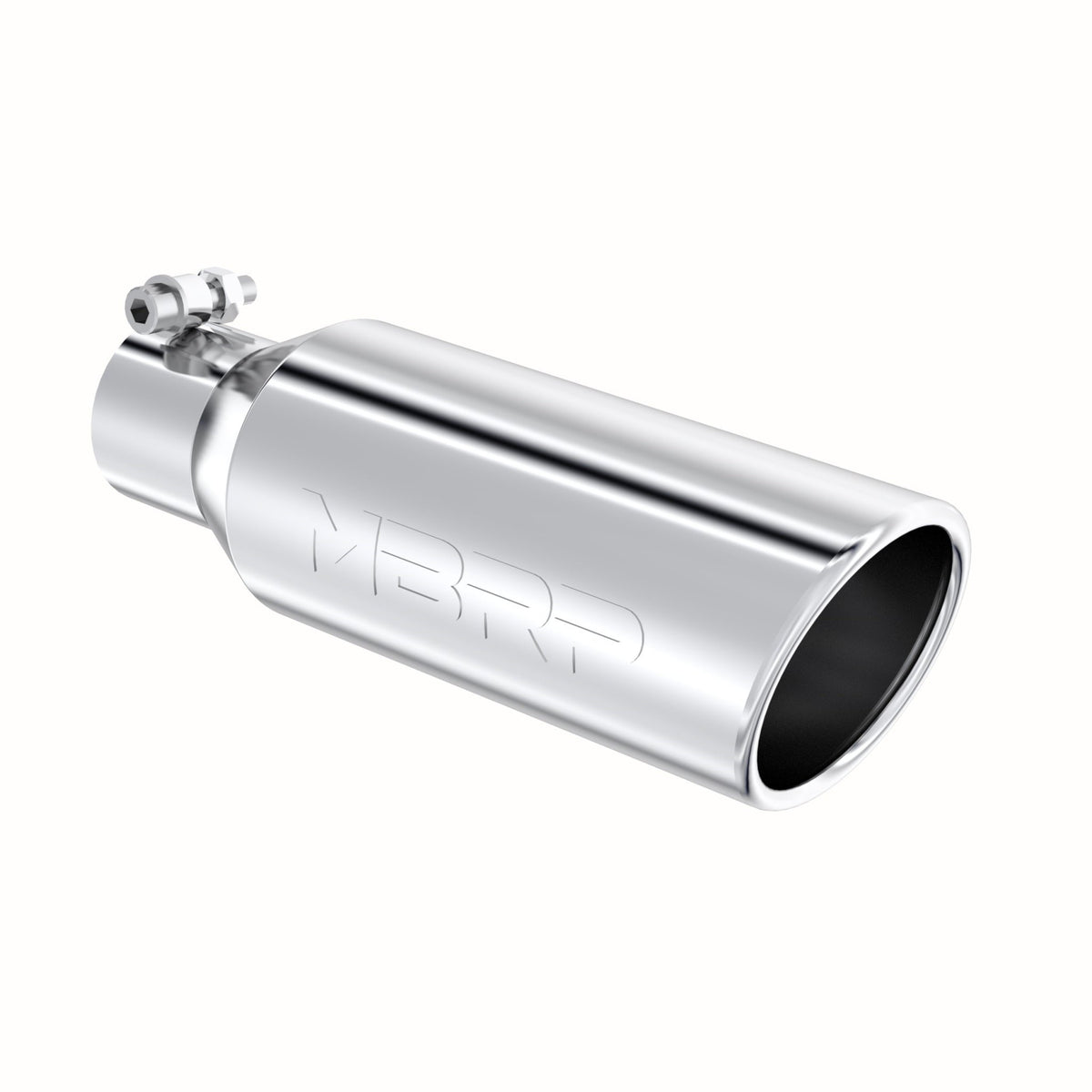 MBRP Exhaust -4in. OD. 2.5in. inlet. 12in. in length. Clampless-no weld T304.