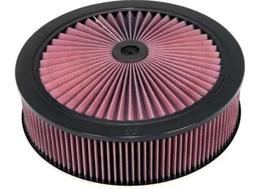 K&N Filters - 5 - 1/8", 14"X3.75"H, 1.25 DRP BSE W/X - STREAM TOP
