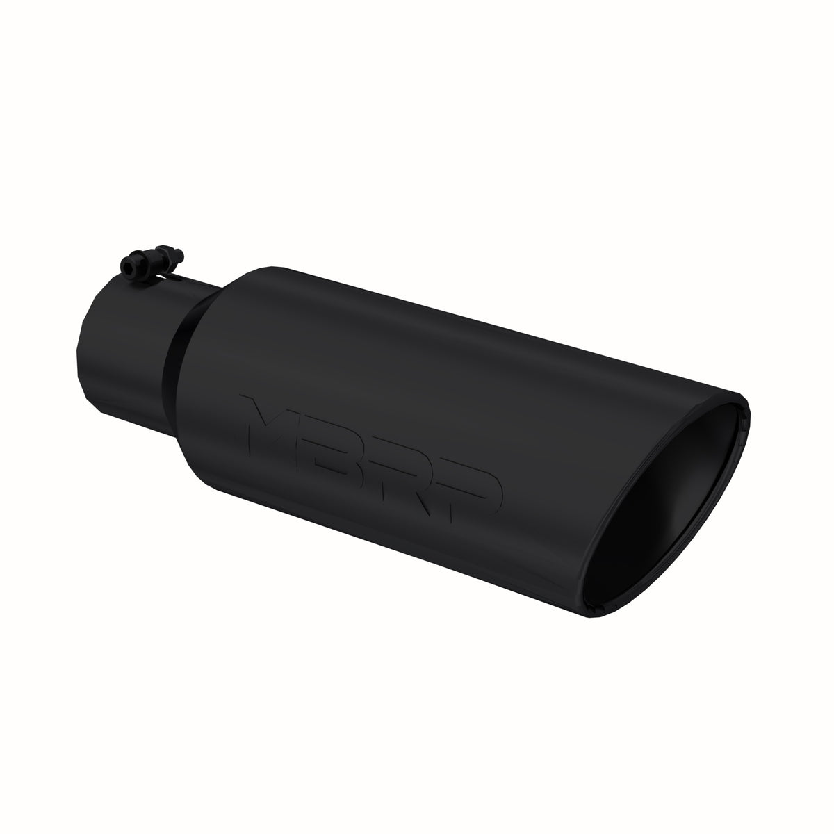 MBRP T5130BLK Tip. 6in. O.D.. Rolled end. 4in. inlet 18in. in length