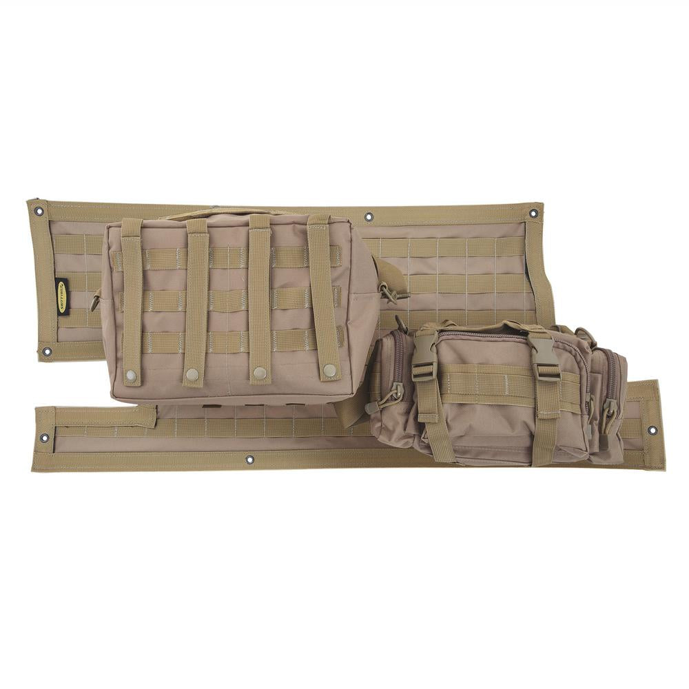 Smittybilt 5662224 GEAR Tailgate Cover Tan (97-06 TJ/LJ) - view 2