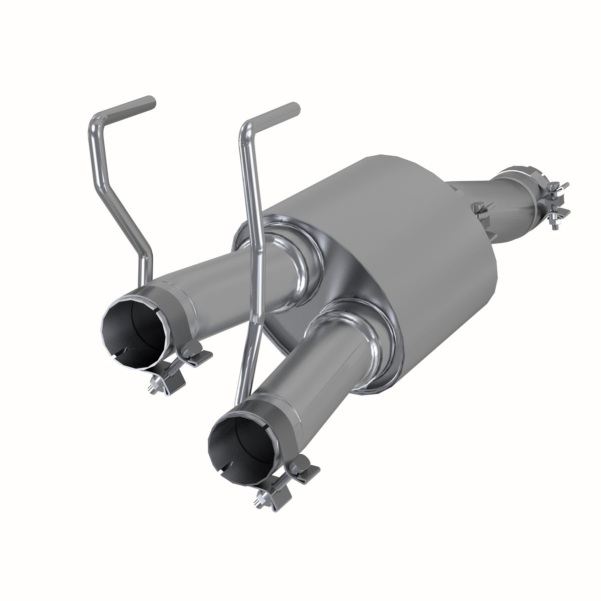 MBRP S5141409 3in. Single In. 2.25in. Dual Out. Muffler Replacement. T409