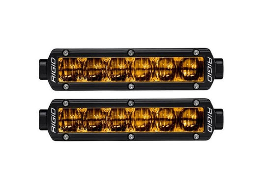 6-Inch Selective Yellow Surface Mount Fog Lights - SR-Series Pro DOT/SAE Compliant | Pair