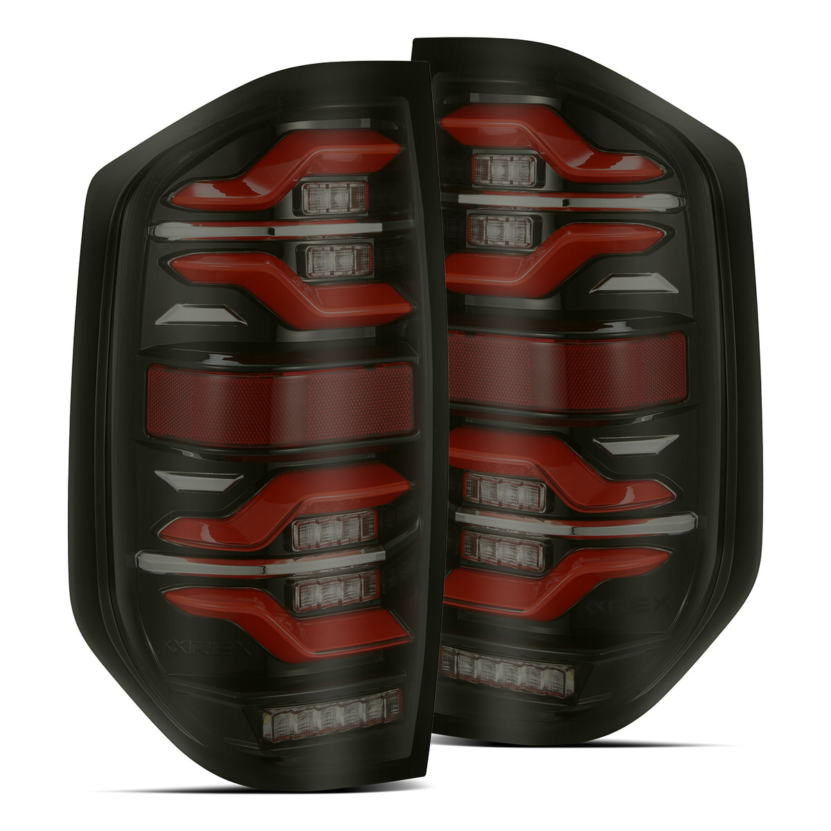 AlphaRex 672050 LED Taillights Black-Red