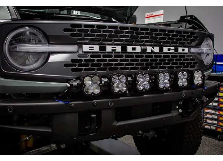 Baja Designs - 6XL Linkable Bumper Light Kit (Clear - Multi - Pattern) | 2021 - On Ford Bronco & 2022 - On Bronco Raptor