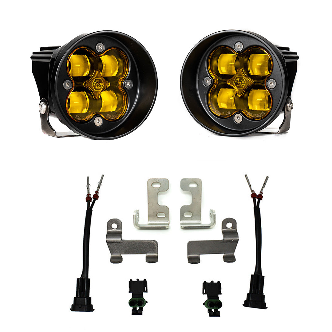 Baja Designs Toyota Squadron-R SAE Fog Pocket Light Kit (Amber)