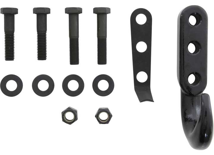76-06 CJ & WRANGLER (YJ/TJ/LJ) TOW HOOK KIT - BLACK
