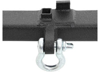 76-06 WRANGLER (CJ/YJ/TJ/LJ) SRC CLASSIC REAR BUMPER W/ D-RINGS, HITCH & TIRE CARRIER -BLACK TEXTURE