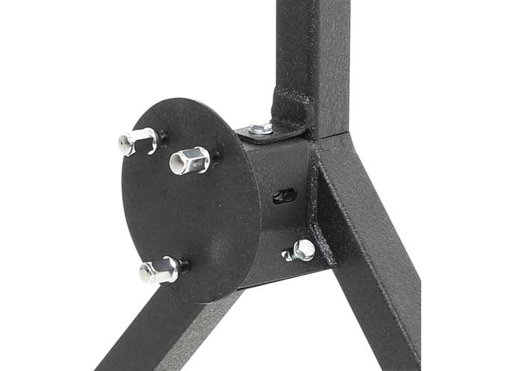 76-06 WRANGLER (CJ/YJ/TJ/LJ) SRC CLASSIC REAR BUMPER W/ D-RINGS, HITCH & TIRE CARRIER -BLACK TEXTURE
