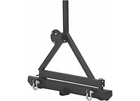 76-06 WRANGLER (CJ/YJ/TJ/LJ) SRC CLASSIC REAR BUMPER W/ D-RINGS, HITCH & TIRE CARRIER -BLACK TEXTURE