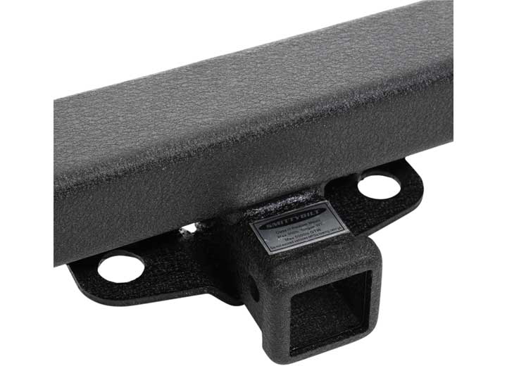 76-06 WRANGLER (CJ/YJ/TJ/LJ) SRC CLASSIC REAR BUMPER W/ D-RINGS, HITCH & TIRE CARRIER -BLACK TEXTURE