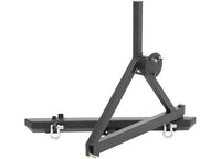 76-06 WRANGLER (CJ/YJ/TJ/LJ) SRC CLASSIC REAR BUMPER W/ D-RINGS, HITCH & TIRE CARRIER -BLACK TEXTURE