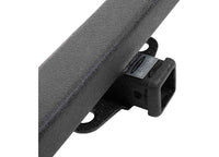 76-06 WRANGLER CJ/YJ/TJ/LJ SRC CLASSIC ROCK CRAWLER REAR BUMPER W/2IN RECEIVER & D-RINGS; BLACK TEXT
