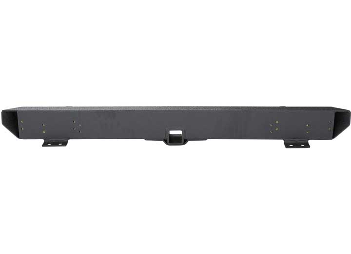 76-06 WRANGLER CJ/YJ/TJ/LJ SRC CLASSIC ROCK CRAWLER REAR BUMPER W/2IN RECEIVER & D-RINGS; BLACK TEXT