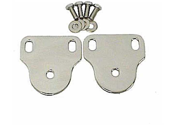 Smittybilt - 76 - 95 CJ & WRANGLER (YJ) INSIDE WINDSHIELD BRACKETS - STAINLESS STEEL