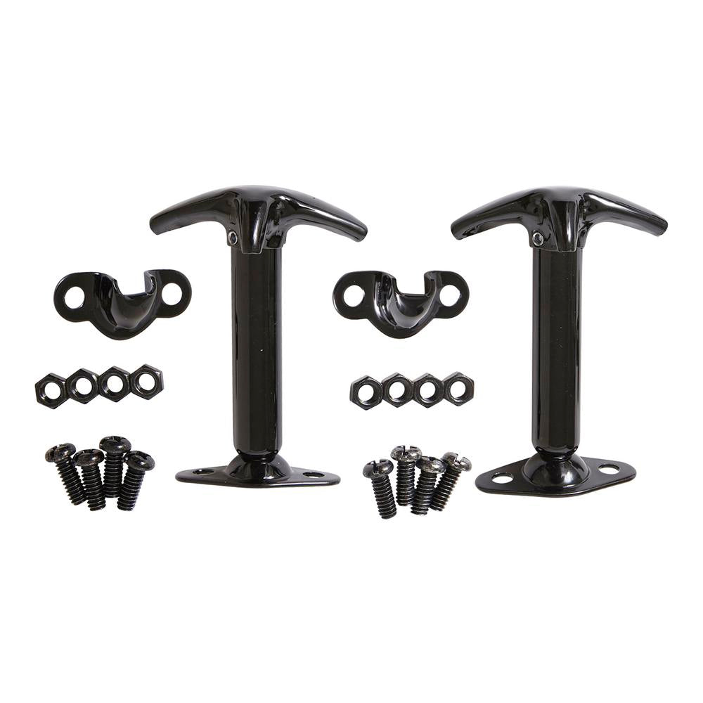 Smittybilt 7601 Hood Catch Kit Black (55-95 CJ/YJ) - view 2