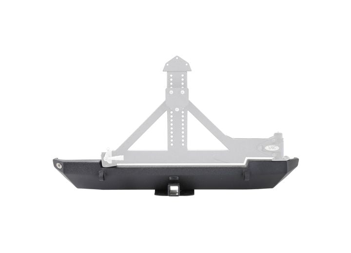 87-06 WRANGLER YJ/TJ/LJ XRC REAR TIRE CARRIER BUMPER; BLACK TEXTURED Smittybilt