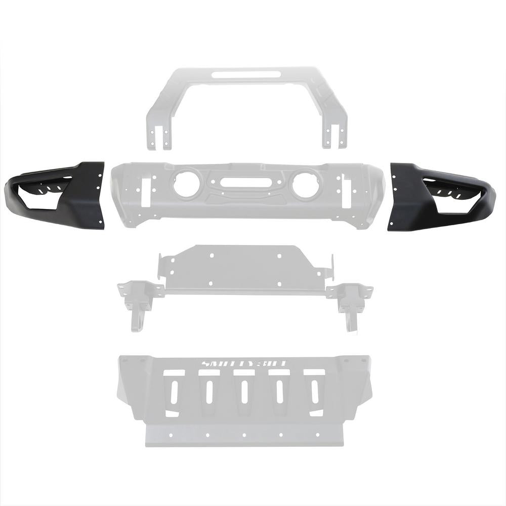 Smittybilt 76731 Stryker Front Bumper Wing Pair (07+ JK/JL/JT) - view 2