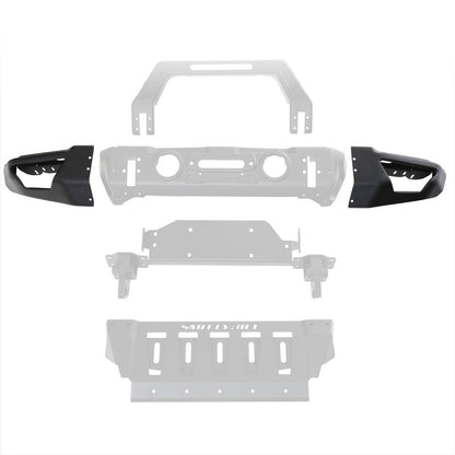 Smittybilt 76731 Stryker Front Bumper Wing Pair (07+ JK/JL/JT) - view 2