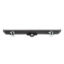 Smittybilt 76750D SRC Classic Rear Bumper w/ D-Ring Mounts Textured Black